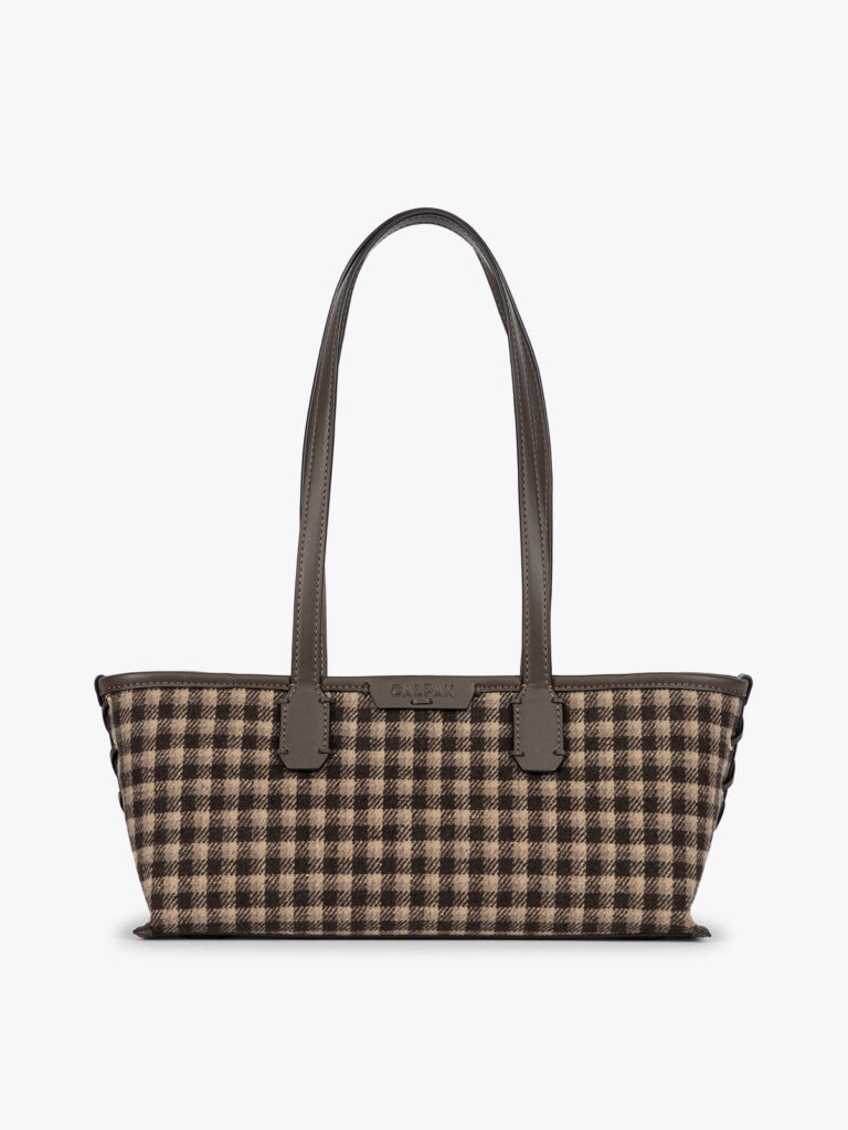 Colette Shoulder Tote in Brushed Flannel